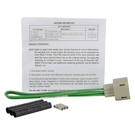 Motorcraft Wire Assembly, Wpt1500 WPT1500